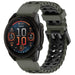 Bracelet sport ondulé Garmin Approach S70 - 47mm (vert/noir)
