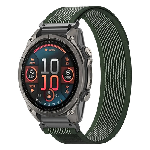 Bracelet trail loop premium Garmin Instinct E - 40mm (vert militaire)