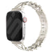 Bracelet acier V-type Apple Watch (lumière stellaire)