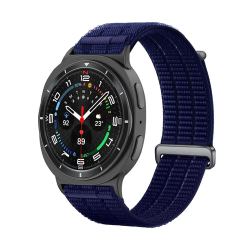 Bracelet nylon air Samsung Galaxy Watch 8 - 40mm (bleu foncé)