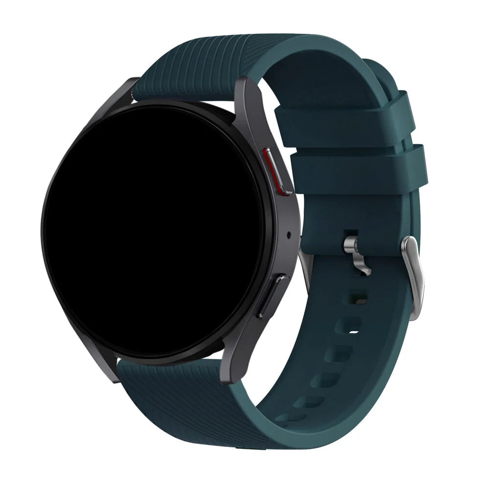 Bandz Bracelet silicone 'Deluxe' Huawei Watch GT 5 Pro 46mm (vert foncé)