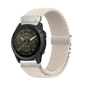 Bracelet tressé boucle en P Garmin Fenix 5s (beige)
