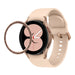 Samsung Galaxy Watch 4 40mm lunette vitesse (or cerise)