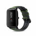 Bracelet silicone/cuir Xiaomi Amazfit Bip (vert)