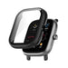 Coque rigide avec verre Amazfit Bip U (Pro) (noir)