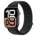 Strap-it Bracelet nylon Wave Apple Watch (noir)