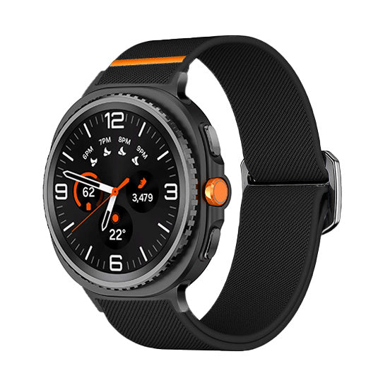 Bracelet elastique Samsung Galaxy Watch 8 Classic (noir)