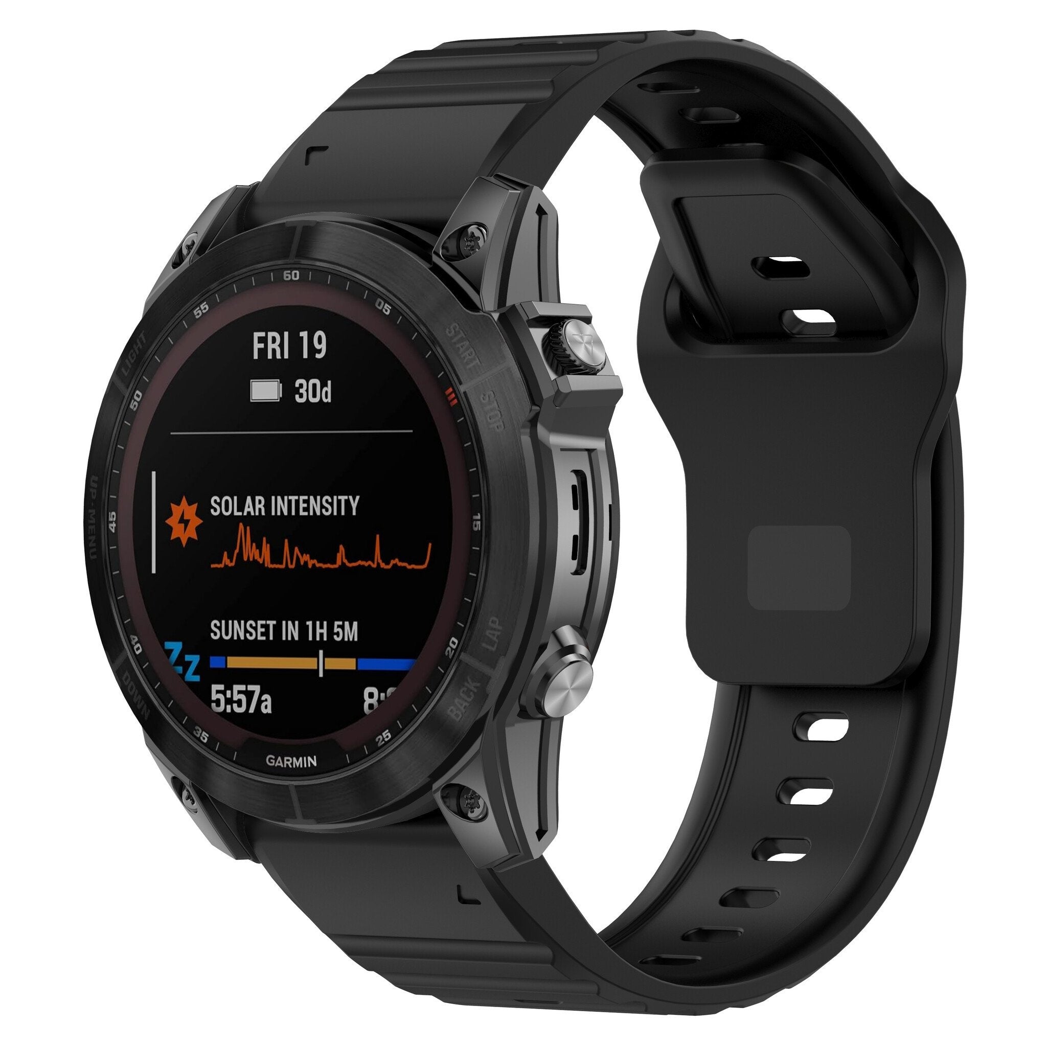 Garmin D2 Mach 1 Outdoor Silicone Strap (Black)