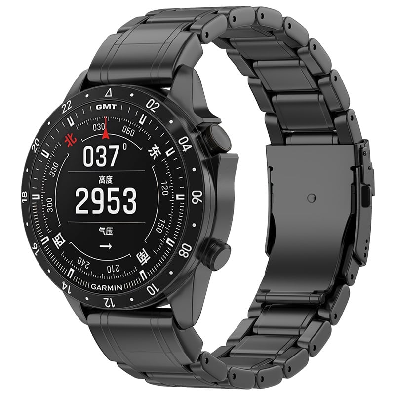 Bracelet titane Premium Garmin Fenix 7 (noir)