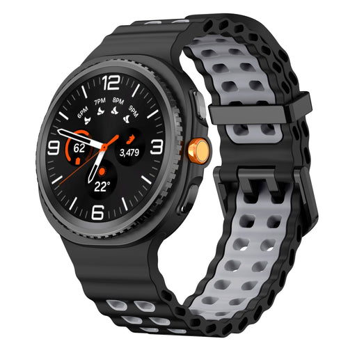 Bracelet Ocean Samsung Galaxy Watch 8 Classic (noir/gris)