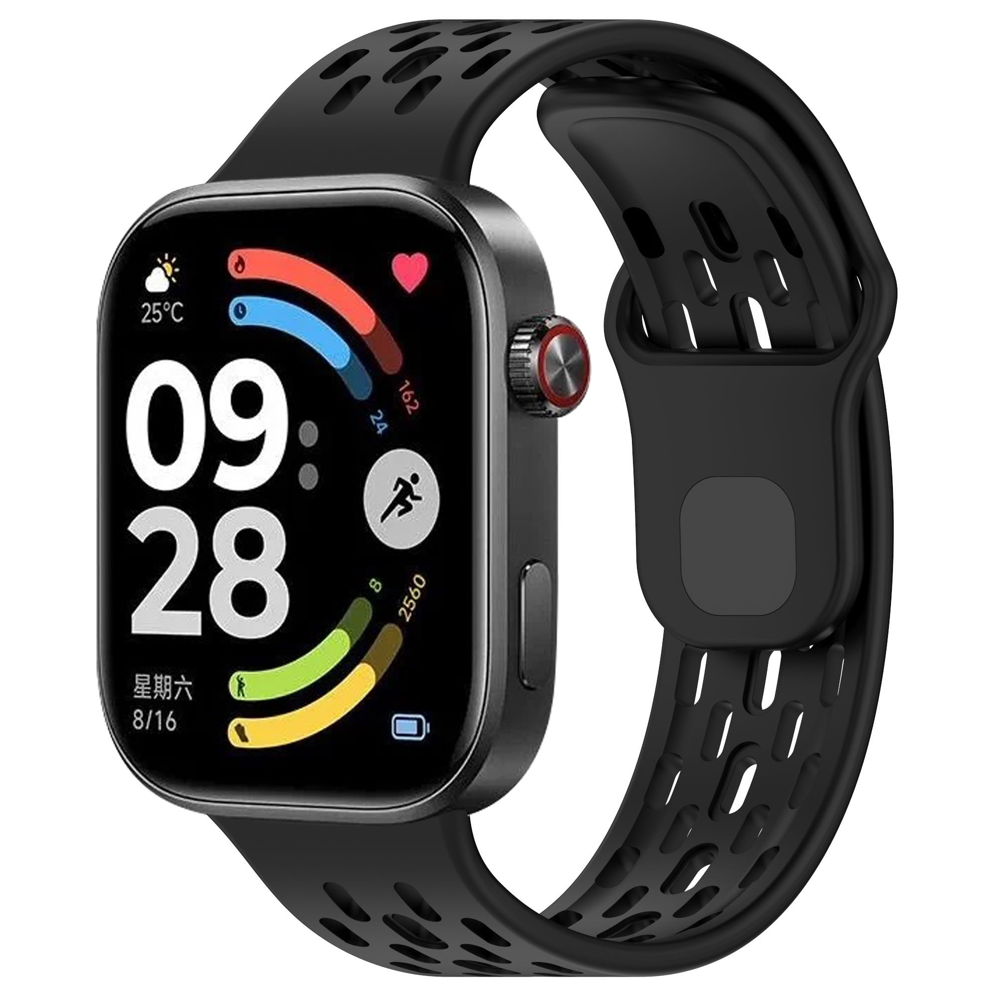 Bracelet air silicone Xiaomi Smart Band 8 Pro (noir)