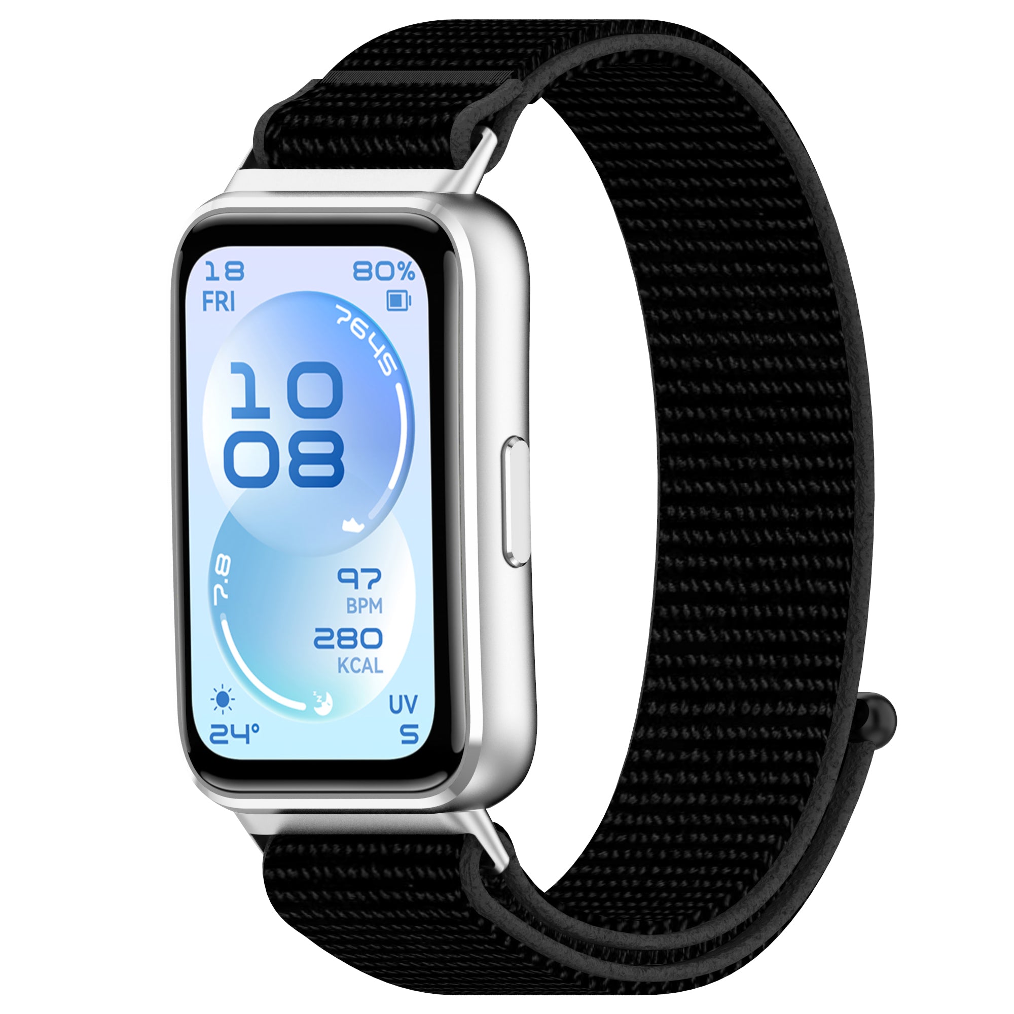 Bracelet nylon Huawei Band 11 Pro (noir)