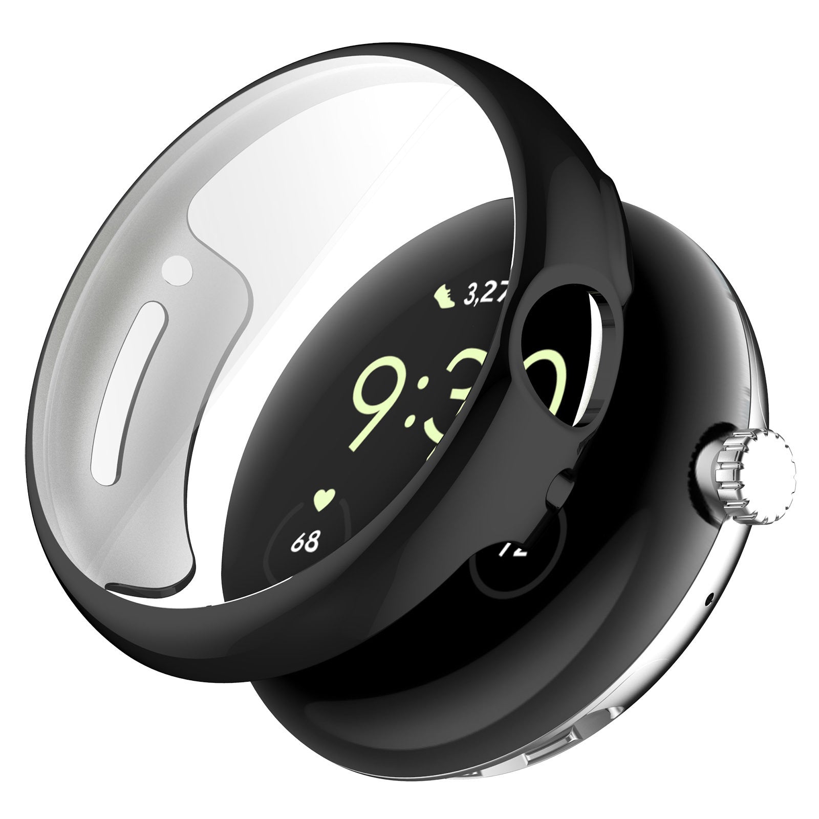 Coque TPU Google Pixel Watch 4 - 45mm (noir)
