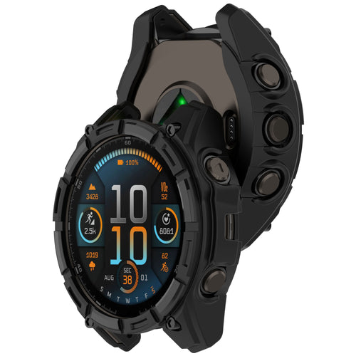 Coque TPU résistante Garmin Quatix 8 - 51mm (noir)
