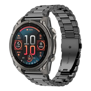 Bracelet acier premium Garmin Forerunner 945 (noir)