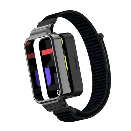 Bracelet nylon Xiaomi Smart Band 9 Active (noir)