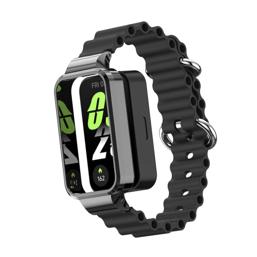 Bracelet silicone Ocean Xiaomi Smart Band 9 Active (noir)