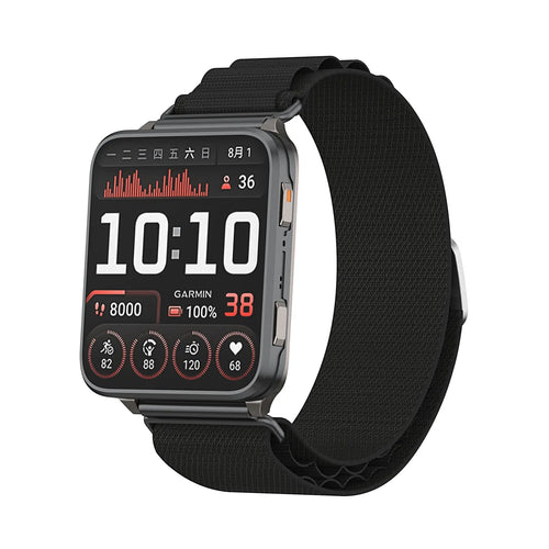 Nomad Bracelet nylon Alpine Coros (noir)