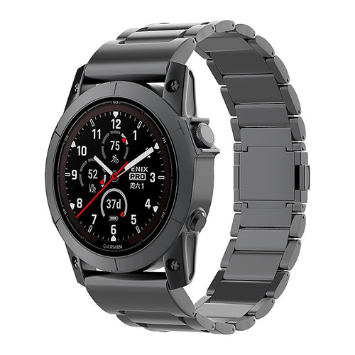 Bracelet titane magnétique Garmin Quatix 8 Pro - 47mm (noir)