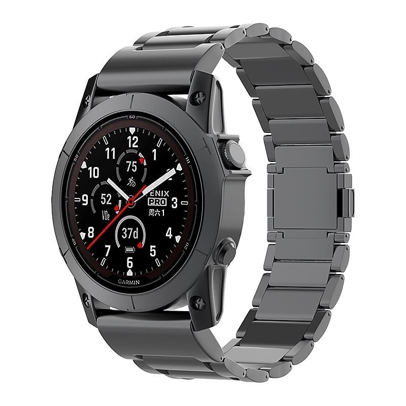 Bracelet en titane magnétique Garmin Tactix 7 (noir)