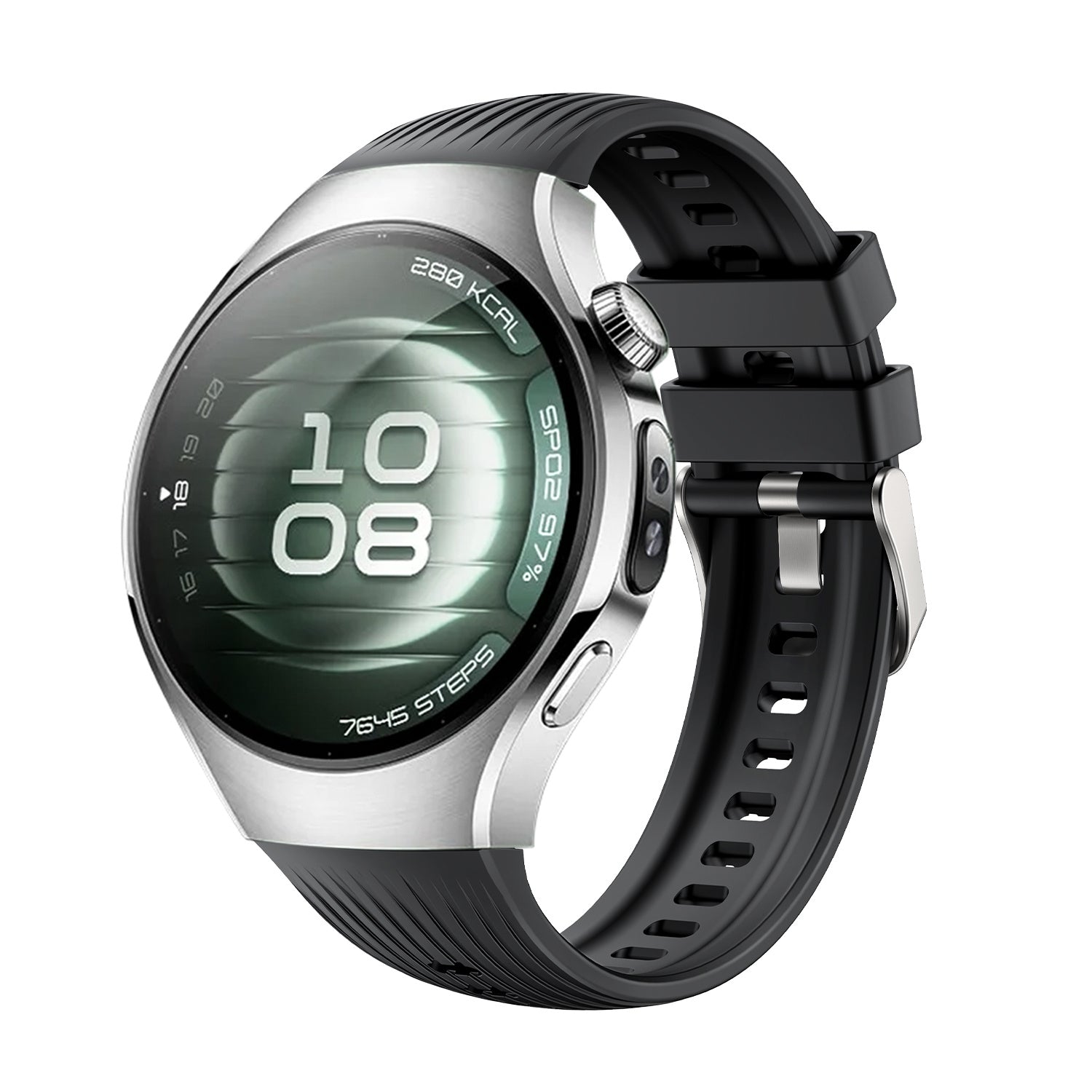 Huawei Watch 5 - 42mm Silicone Strap 'Perfect Fit' (Black)
