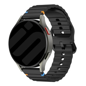 Xiaomi Amazfit Bip Wave Silicone Strap (Black)