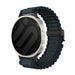 Bracelet nylon Outdoor avec boucle en P Samsung Galaxy Watch 8 Classic (noir avec noir)