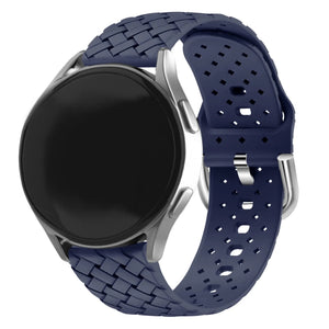 Bracelet silicone tissé Polar Ignite 3 (bleu foncé)