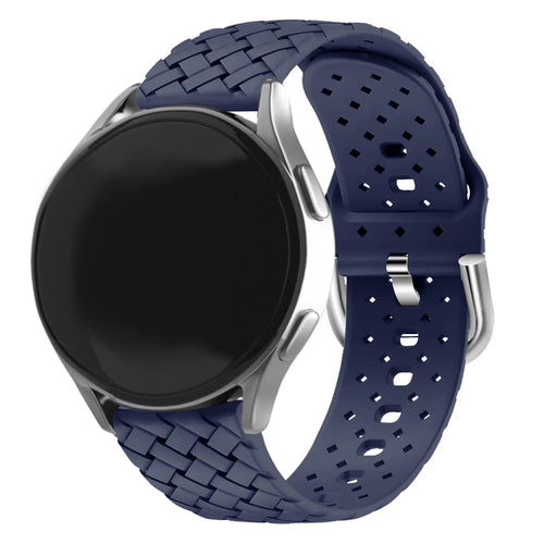 Bracelet silicone tissé Polar Ignite 3 (bleu foncé)