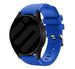 Bracelet silicone sergé Amazfit Bip U (Pro) (bleu)