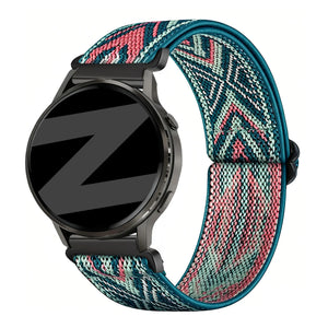 Bandz Bracelet nylon élastique Garmin Venu 4 - 41mm (mélange de bleu)