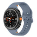Bracelet silicone Samsung Galaxy Watch 8 - 40mm (gris/bleu)