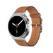 Bracelet cuir classique Samsung Galaxy Watch 8 Classic (marron)