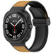Bracelet cuir hybride Samsung Galaxy Watch Ultra (brun clair)