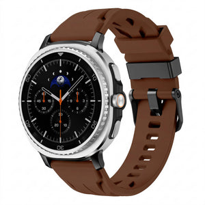 Bracelet silicone race Samsung Galaxy Watch 9 - 40mm (marron)