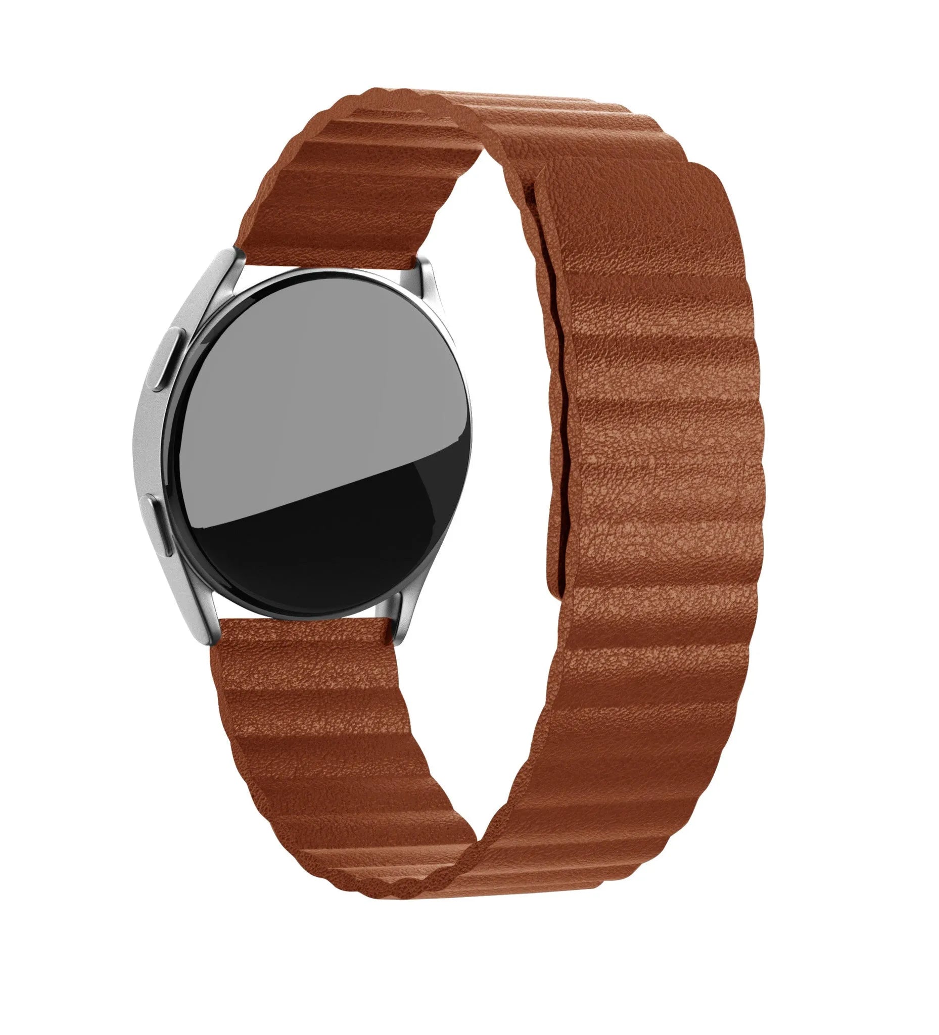Coros Pace 2 Leather Loop Strap (Brown)