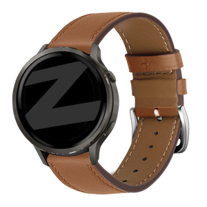Bandz Bracelet cuir 'Deluxe' Garmin D2 Air X10 (marron)