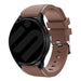 Bracelet silicone sergé Xiaomi Watch 2 Pro (marron)