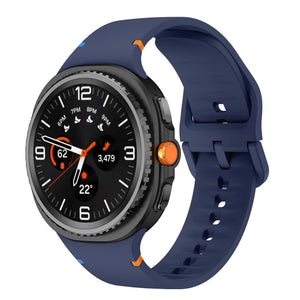 Bracelet silicone Samsung Galaxy Watch 8 - 40mm (bleu foncé)