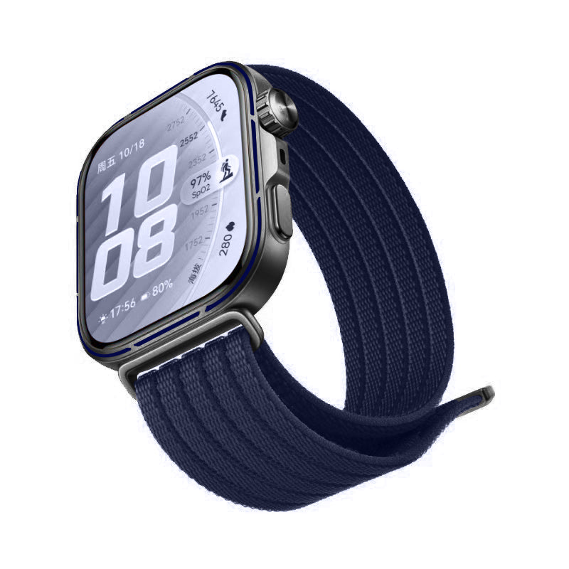 Bracelet nylon ultra fine Huawei Watch Fit 5 (bleu foncé)