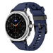 Bracelet silicone race Samsung Galaxy Watch 9 - 44mm (bleu foncé)