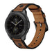 Bracelet cuir vissé Polar Ignite (marron foncé)
