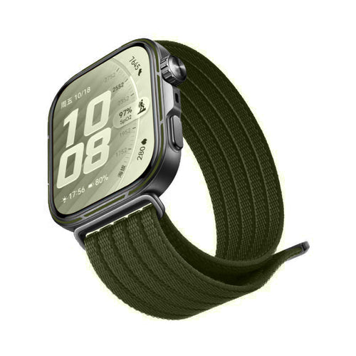 Bracelet nylon ultra fine Huawei Watch Fit 5 (vert foncé)