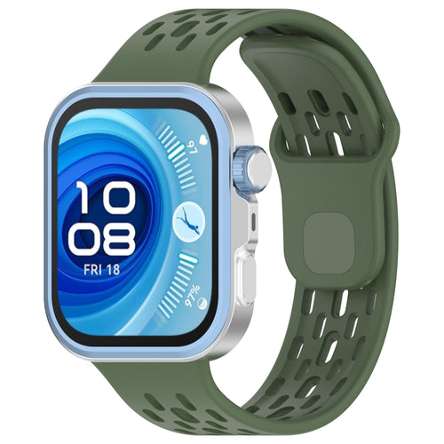 Bracelet air silicone Huawei Watch Fit 5 (vert foncé)