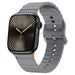Bracelet Silicone Wave Apple Watch (gris foncé)