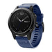 Bracelet en silicone Garmin Quatix 5 / 6 / 7 (bleu foncé)