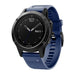 Bracelet silicone Garmin Fenix 8 - 47mm (bleu foncé)