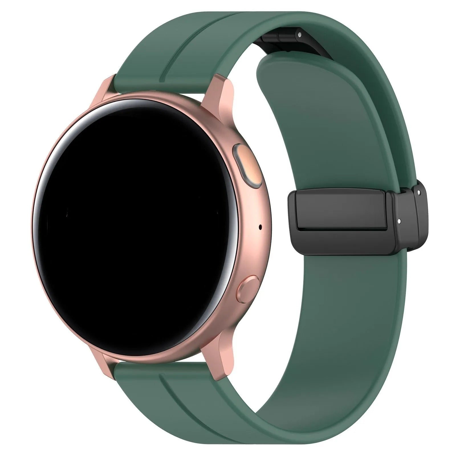 Bracelet silicone avec boucle Amazfit Active (vert foncé)