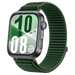 Bracelet nylon ondulé Huawei Watch Fit 5 (vert foncé)