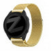 Bandz Bracelet milanais Garmin Forerunner 165 (doré)